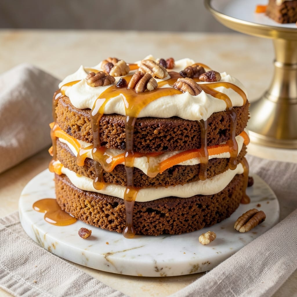 14 Carat Carrot Cake Recipe: Rich Chocolate Ganache Drizzle Magic