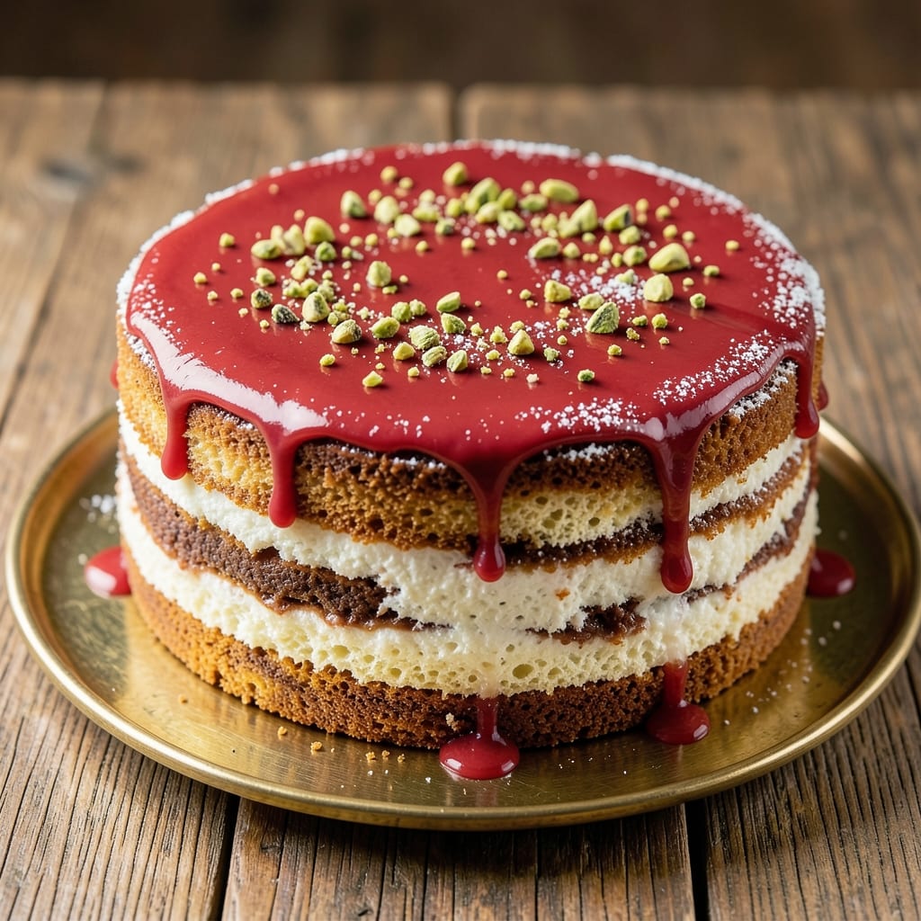 Allahabadi Cake Recipe: Cardamom-Kissed Layers with Rosewater Magic