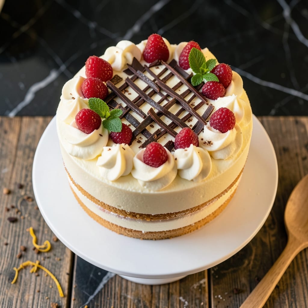 10-Inch Birthday Cake Recipe: Towering Vanilla Buttercream Layers With Edible Bridges