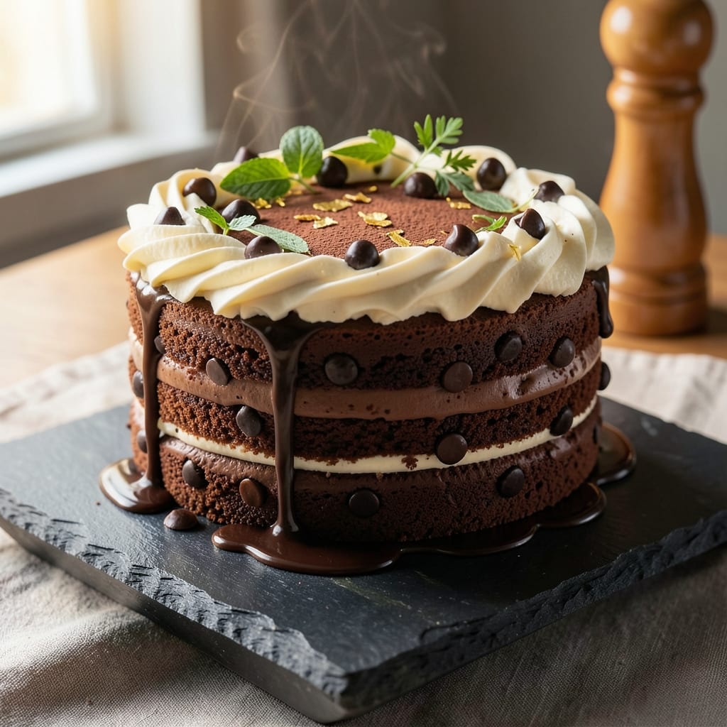 14 Carat Cake Recipe: Velvet Moisture and Chocolate Ganache Rivers