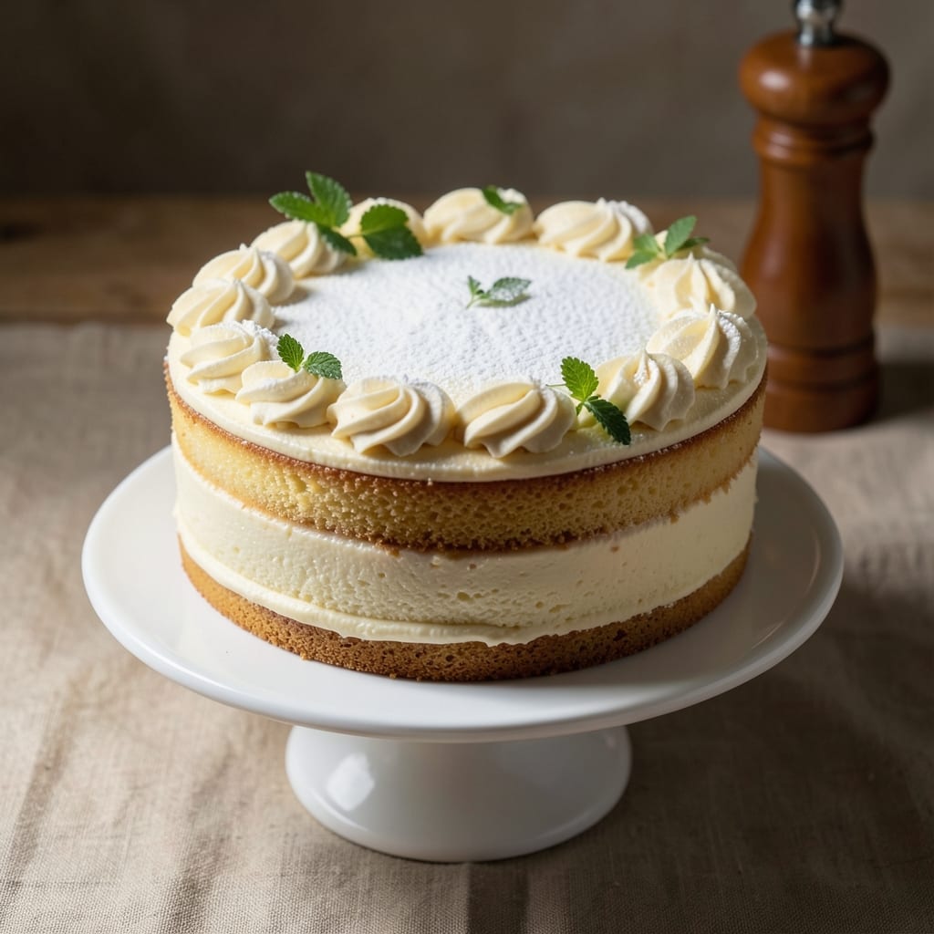 6-Inch Eggless Vanilla Cake Recipe: Moist Layers Without Eggs or Compromise