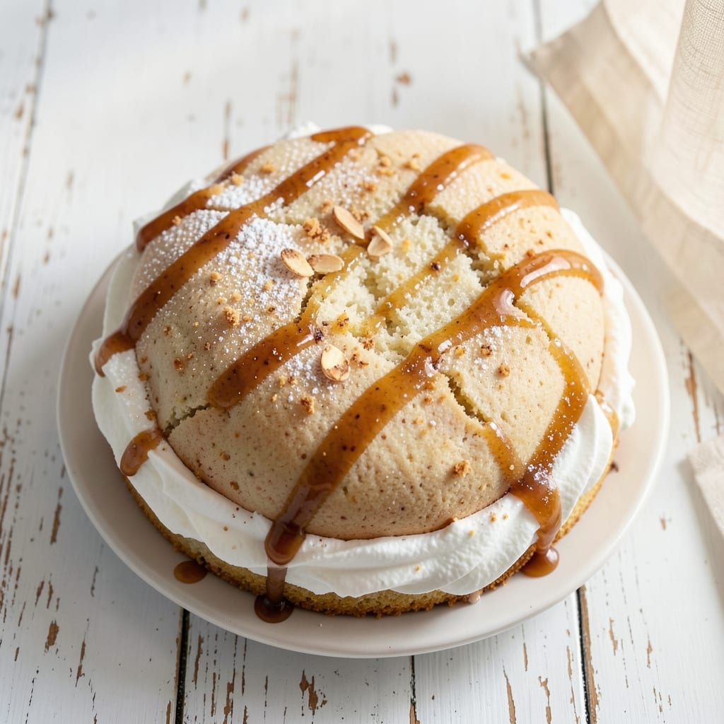 Almond Cake Recipe Without Eggs: Fluffy Vanilla Swirl Magic in One Bowl