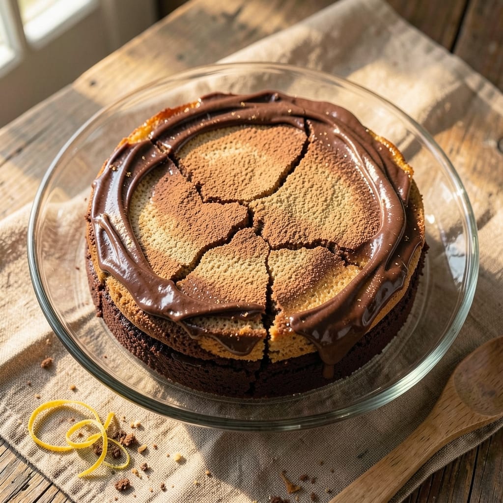 1-2-3-4 Chocolate Cake Recipe: Layered Height With Edible Vanilla Bridges