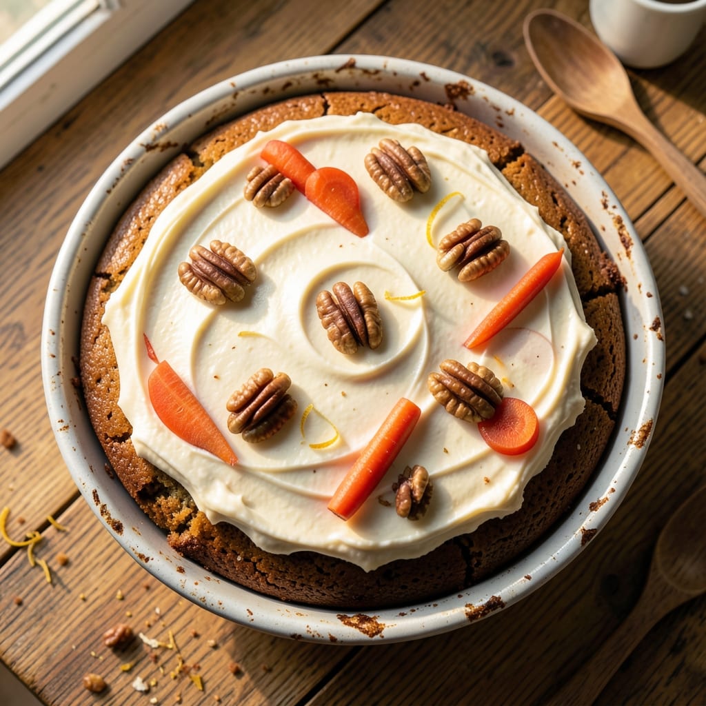1970s Carrot Cake Recipe: Walnut-Studded Spice Cake With Cream Cheese Frosting