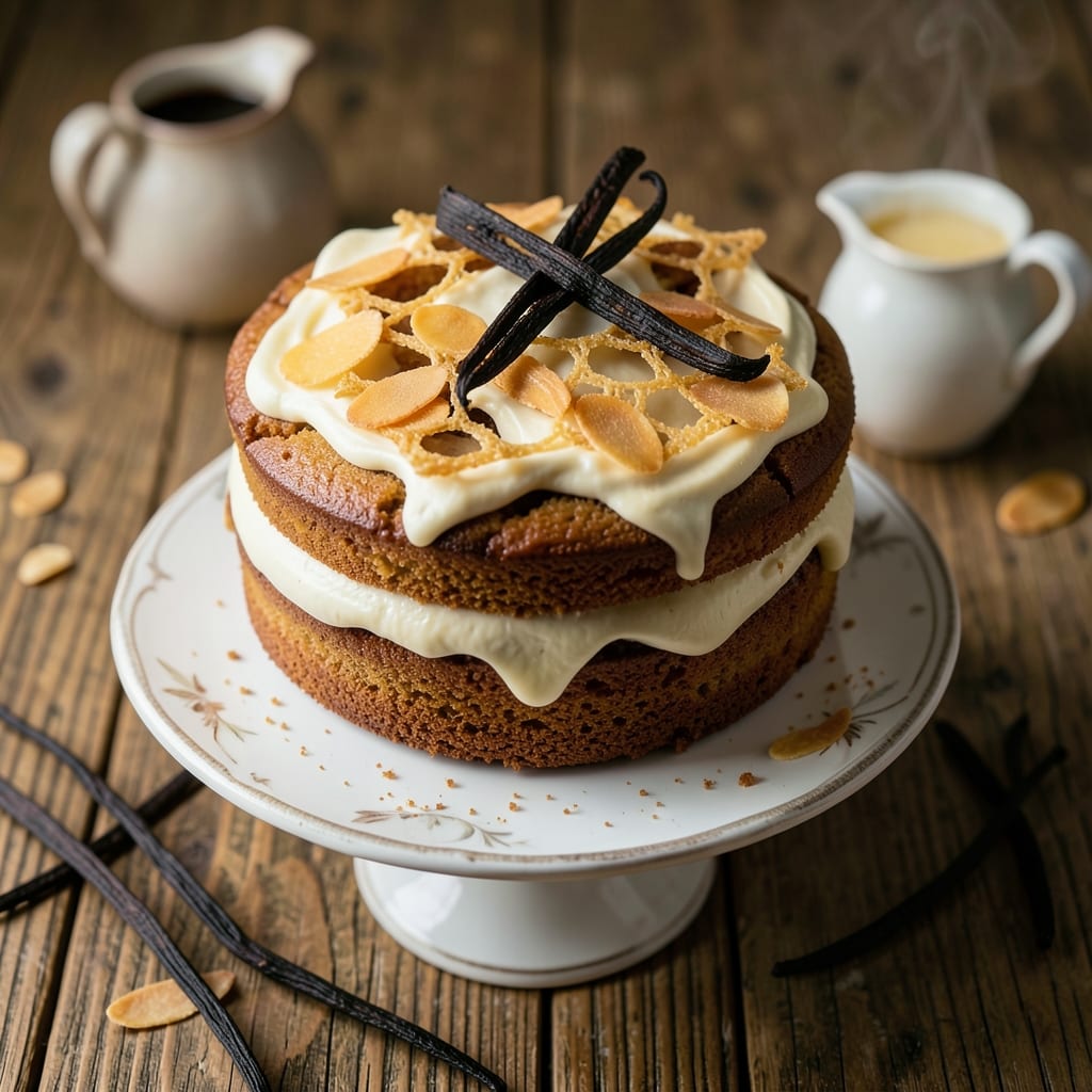 1800s Cake Recipe: Victorian Spice and Vanilla Bean Elegance