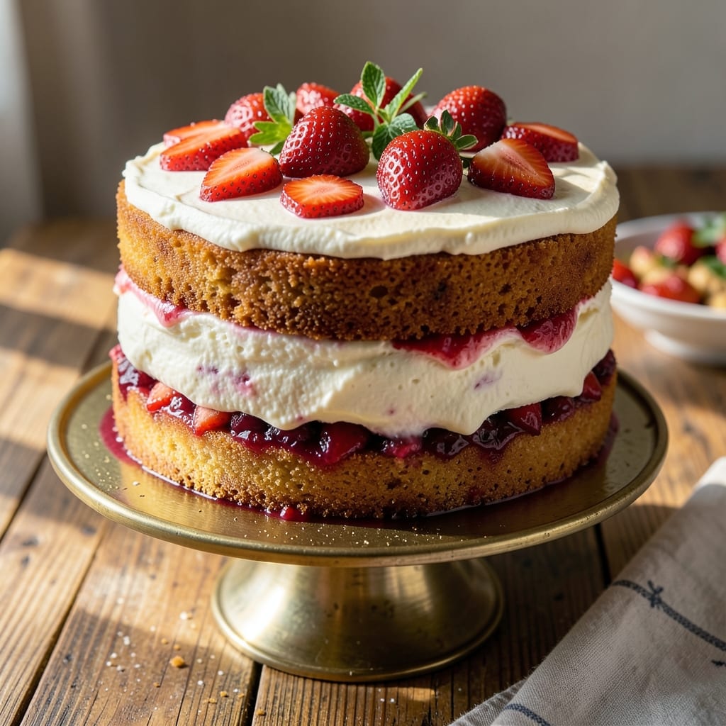 Amazing Strawberry Cake Recipe: Velvety Layers with Bursting Freshness